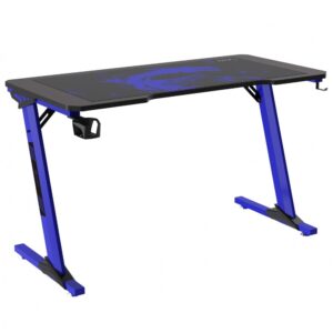 طاولة قيمنق ASA Z-Design -اسود وازرق مع ماوس باد هدية - Z.1775456411565156