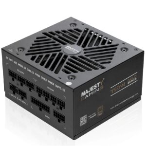 مزود الطاقه باور سبلاي 750 واط ذهبي – معياري بالكامل – ATX 3.1 وPCIe 5.1 – يدعم RTX 50 – مكثفات يابانية 105° – كفاءة 80+ Gold – أسود -Z.17775349037158968