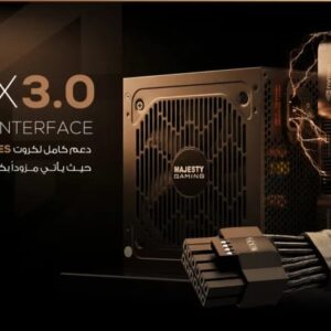 مزود طاقة (باور سبلاي) ماجيستي 850 واط معياري بالكامل بكفاءة 80 بلس برونزية - لون أسود-Z.17789501463744252