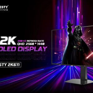 شاشة ألعاب OLED ماجيستي OLED 27 بوصة 2K QHD | 280Hz | 0.03ms | QD-OLED | HDR1000 | G-SYNC & FreeSync | HDMI | DisplayPort | VESA و Z.1777532668441136