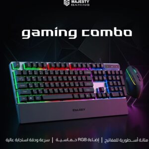 كومبو MAJEST ٣ في ١ - لوحة مفاتيح + ماوس + ماوس باد - Z.17771389219439545