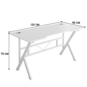 طاولة جيمنج متينة بتصميم K-Shape لراحة قصوى أثناء اللعب -Z.22327.2279881899999976499