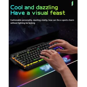 كيبورد ASA IRON 104 RGB – مزيج القوة والأناقة في محطة ألعابك -Z.17756646997897239
