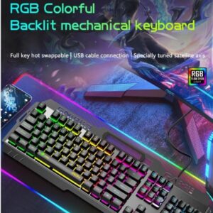 كيبورد ASA IRON 104 RGB – مزيج القوة والأناقة في محطة ألعابك -Z.17756646997897239