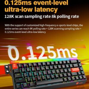 كيبورد قيمنق مغناطيسي ASA ULTRA - استجابة 8KHz ومفاتيح Amber -وZ.1774369942579146