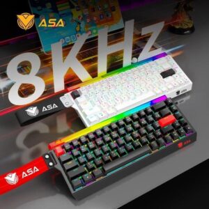 كيبورد قيمنق مغناطيسي ASA ULTRA - استجابة 8KHz ومفاتيح Amber -وZ.1774369942579146