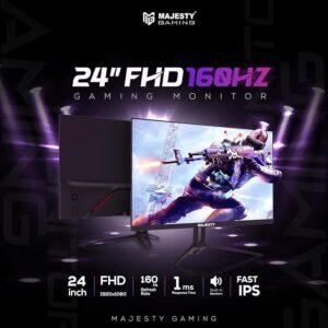 شاشة العاب ماجيستي  MAS1-241K07, 23.8" inch Flat FHD FAST, IPS, 120Hz, 1ms - و Z.17705610268784003