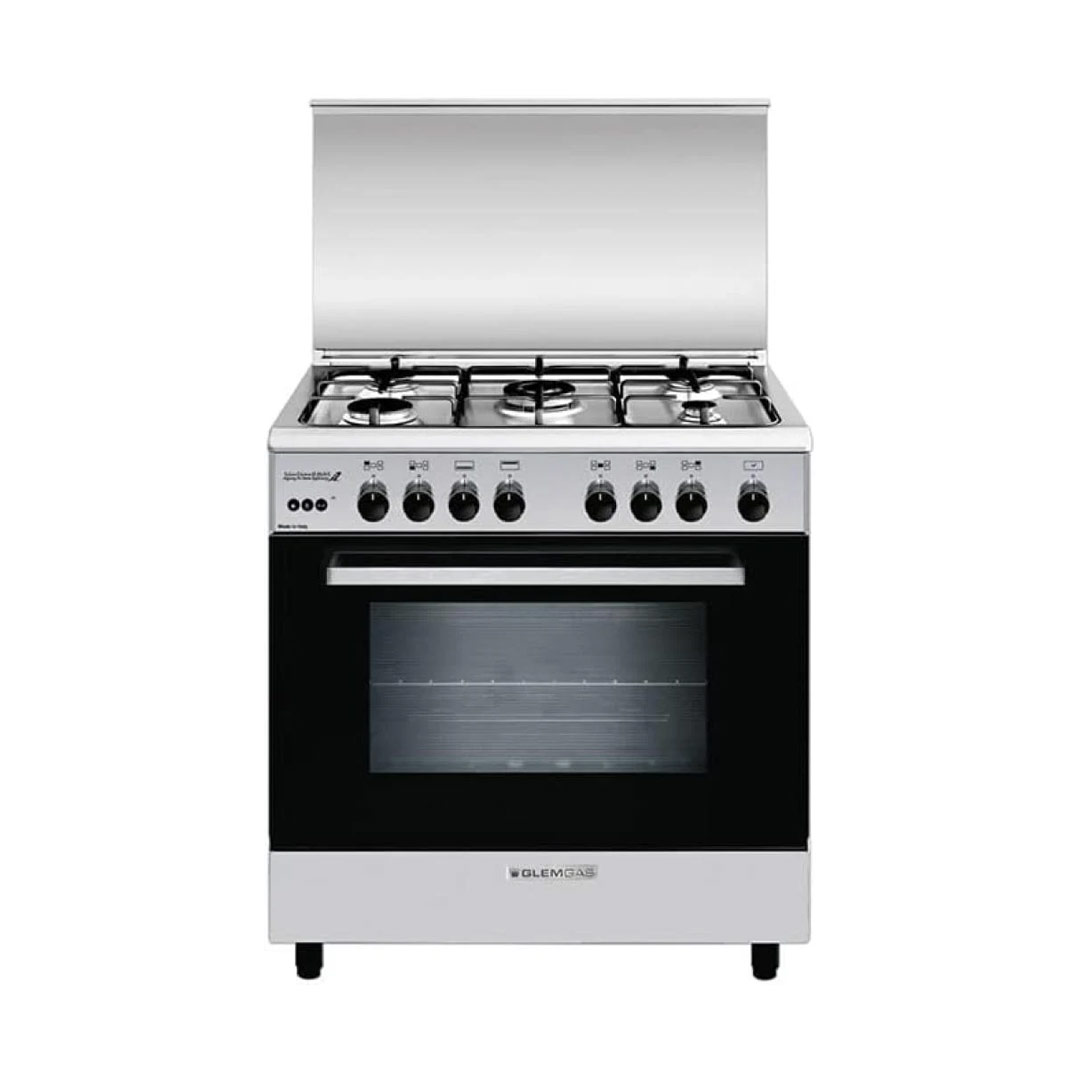 فرن جليم جاز 80*50 غاز استيل امان تام AL857GIFS | Glem Gas Cooker 80*50CM Steel F/S