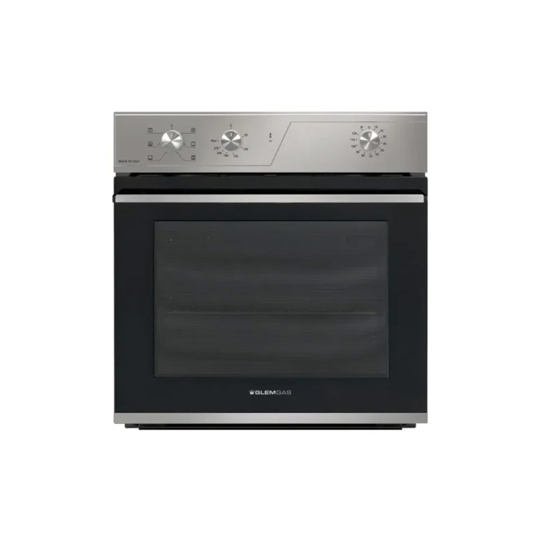 فرن جليم بلت-إن غاز 59.7 سم ، شواية ، متعدد الوظائف - أستيل GFRG21IX | Glem Built-in Gas Oven, 59.7 cm, Grill, Multi-Function, Stainless Steel