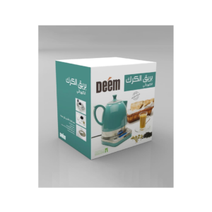 دلة شاي الكرك الكهربائي 1 لتر تركواز AD-EPKT 1012AT
