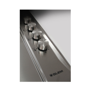 سطح جليم بلت-إن، 58.5سم، 4عيون حجر، تحكم جانبي P6LE0i | Glem Built-In Electric Hob, 58.5 cm, 4 Solid Hotplates, Side Control.