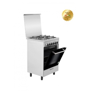 فرن جليم غاز 50*53، 4 شعلات، أمان تام ـ أستيل AL554GIFS |  Glem Gas Cooker, 50 × 53 cm, 4 Burners, Full Safety, Stainless Steel.