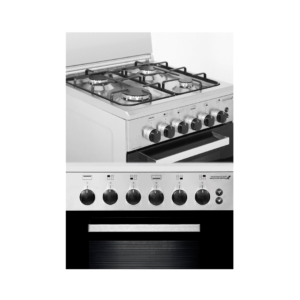 فرن جليم غاز 50*53، 4 شعلات، أمان تام ـ أستيل AL554GIFS |  Glem Gas Cooker, 50 × 53 cm, 4 Burners, Full Safety, Stainless Steel.