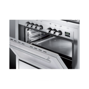 فرن جليم غاز 60 * 100 غاز,استيل امان كامل HT167GIFSMFAF | Glem Gas Cooker, 60 × 100 cm, Gas, Stainless Steel, Full Safety.
