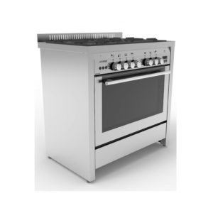 فرن جليم غاز 60 * 100 غاز,استيل امان كامل HT167GIFSMFAF | Glem Gas Cooker, 60 × 100 cm, Gas, Stainless Steel, Full Safety.