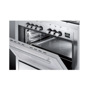 فرن جليم غاز 60*90 غاز,استيل امان كامل HT967GIFSMFAF | Glem Gas 60×90 gas cooker, stainless steel, full safety system.