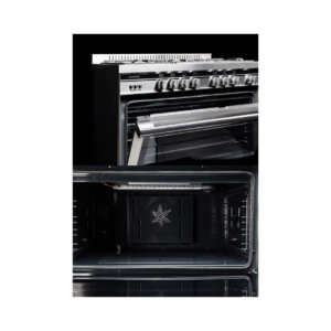 فرن جليم غاز استاند 60 * 100 استيل امان كامل ST167GIFSMFAF | Glem Gas Free-Standing Gas Cooker 100 × 60 cm, Stainless Steel, Full Safety