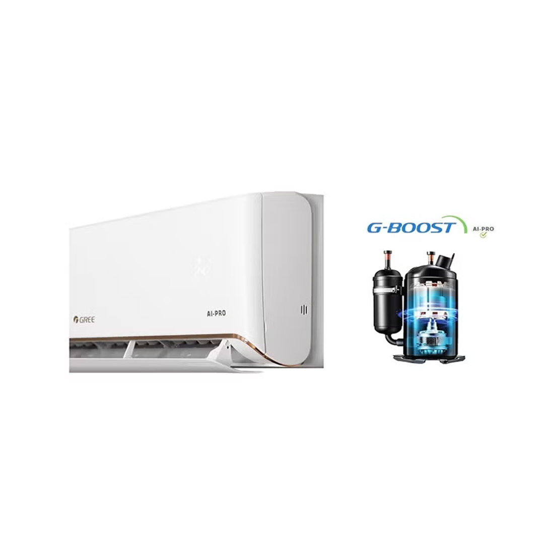 مكيف سبليت جري آي برو 24000 وحدة بارد GWC24AVEXF-S6DTA1E | Gree Split AC 24000 BTU Inverter AI-PRO Cold FAN - الصورة 4