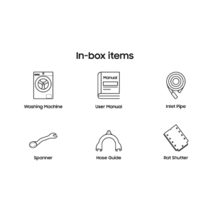 غسالة سامسونج تعبئة أمامية 25 كيلو WD25DB8995BZYL | Bespoke AI Laundry Combo Front-load Washer & Dryer All-in-one combo 25kg +15kg
