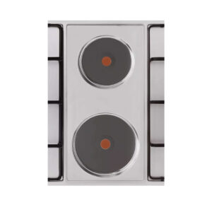 سطح جليم بلت-إن، 86سم، 4عيون غاز&2عين كهرباء P9LVCi | Glem Built-in Hob, 86 cm, 4 Gas Burners & 2 Electric Hotplates