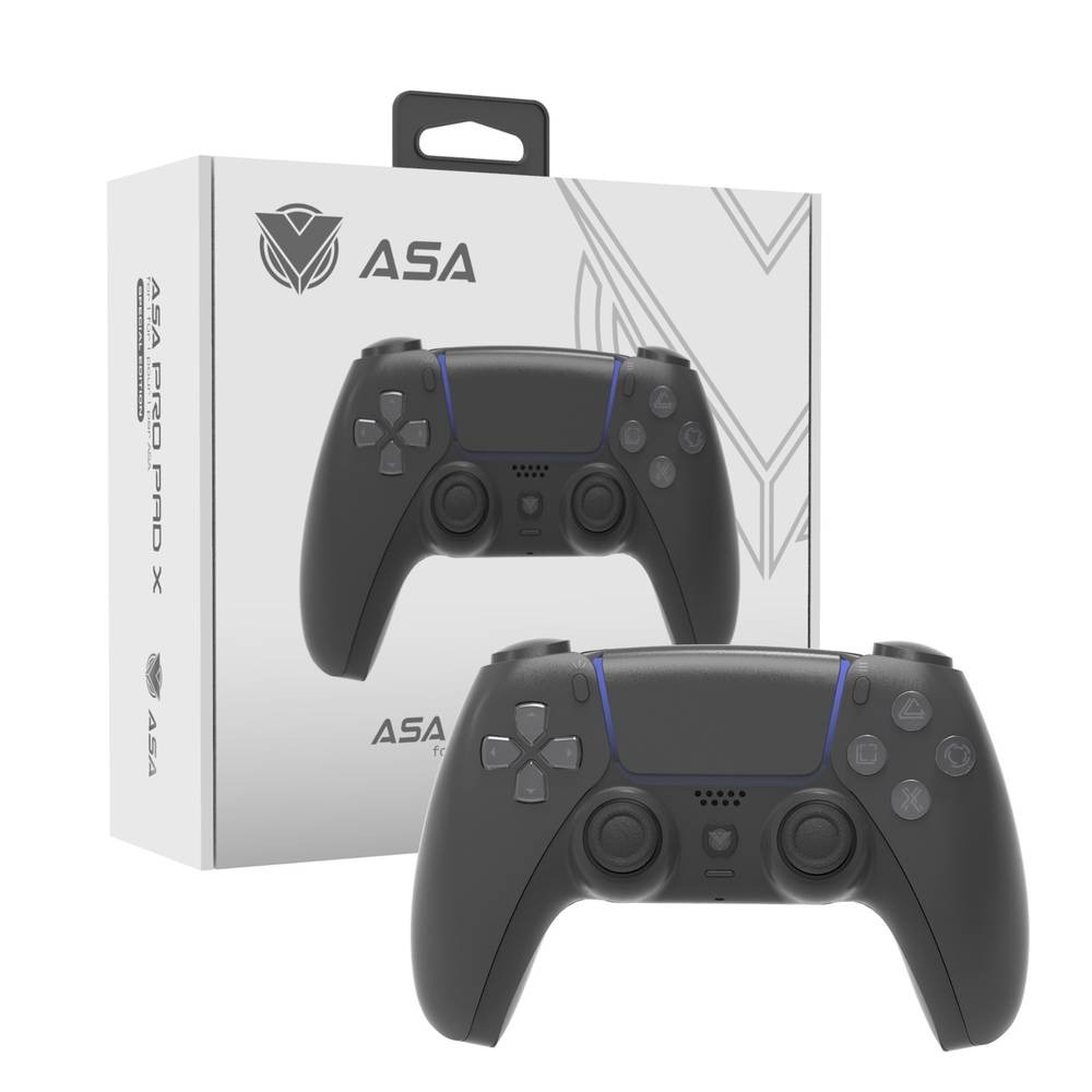 يد تحكم لاسلكية ASA PRO PAD X للبلايستيشن 4 والكمبيوتر - إصدار خاص- أسود-Z.17811397538836892 - الصورة 2