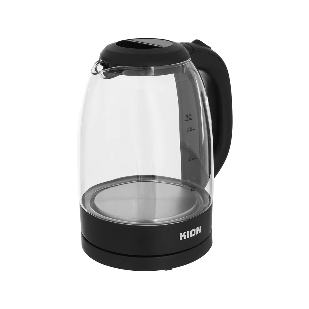 غلاية ماء كيون 1.7 لتر 2200 واط زجاج DM-BWK17GG22BO | Kion 340-1.7L 2200W Electric Kettle - الصورة 2