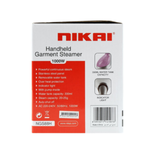 Nikai HANDHELD GARMENT STEAMER/كاوية بخار نيكاي يدوي 1000 واط-NGS88H