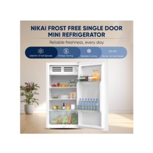 ثلاجة نيكاي 85 لتر ابيض 1باب NRF110N26W | Nikai Refrigerator 85L White 1Door