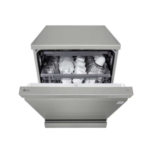 غسالة صحون ال جي، 9 برامج، بلاتيني DFC513FV | LG QuadWash™ Dishwasher, 14 Place Settings,