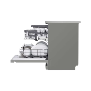 غسالة صحون ال جي، 9 برامج، بلاتيني DFC513FV | LG QuadWash™ Dishwasher, 14 Place Settings,
