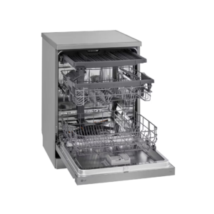 غسالة صحون ال جي، 9 برامج، بلاتيني DFC513FV | LG QuadWash™ Dishwasher, 14 Place Settings,