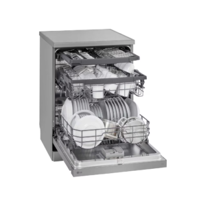 غسالة صحون ال جي، 9 برامج، بلاتيني DFC513FV | LG QuadWash™ Dishwasher, 14 Place Settings,