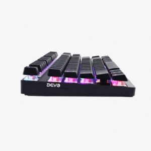 كيبورد قيمنق ميكانيكي ديفو Devo ST80 Black بسويتش أحمر وإضاءة RGB -6084014212363
