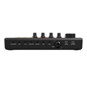 مكسر صوت احترافي وبطاقة صوت للبث المباشر ASA PROFESSIONAL MIXER A12 - أسود-0653998574703
