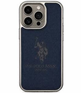 كفر بولو جلدي فاخر لآيفون 17 برو ماكس مقاوم للصدمات - Polo Luxury Case - BLUE- Z.22327.4354958199999928512242