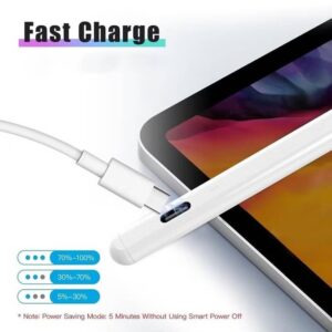 قلم لمس ذكي عالمي CHAPPELINE Stylus Pen شحن Type-C للأجهزة اللوحية - لون أبيض-6973023471246