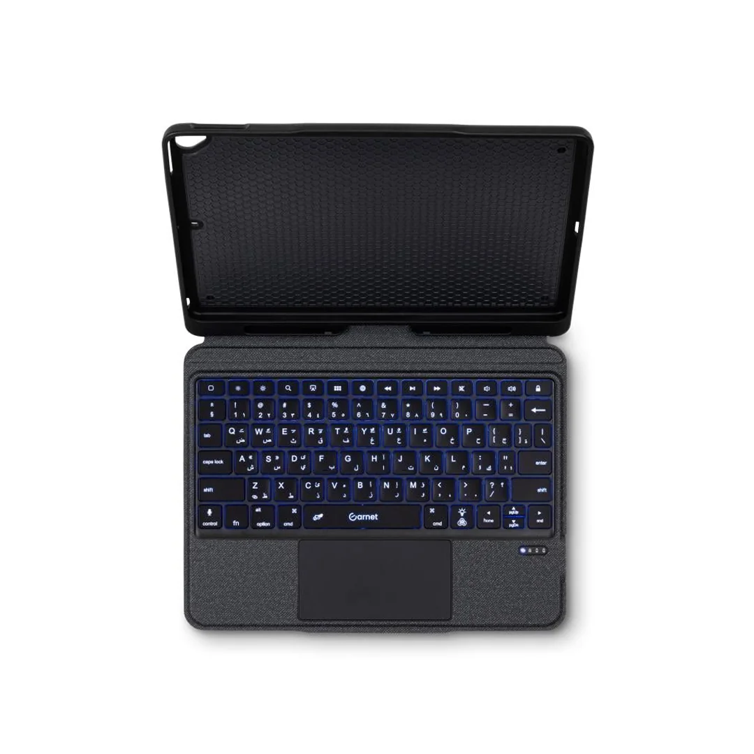 قارنت-كیبورد لاسلكي MAGCASE BOARD كیبورد مختلف یحتوي على ماوس لاسلكیة مدمجة مع إضاءة في لوحة المفاتیح لاجهزة ايباد- (2024)Pro 13-Z.22327.6742200000000186796