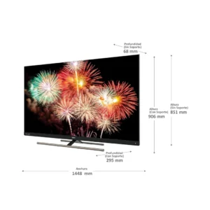 تلفزيون جوجل هاير QLED 4K HDR UHD 120 هرتز مقاس 65 بوصة-H65S900UX