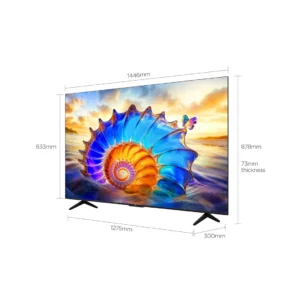 65P61L-تلفزيون تي سي ال 65 بوصة بنظام تشغيل جوجل يو اتش دي | TCL 65-Inch UHD Smart TV with Google TV